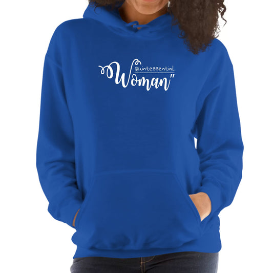 Womens Hoodie - Quintessential Woman-1
